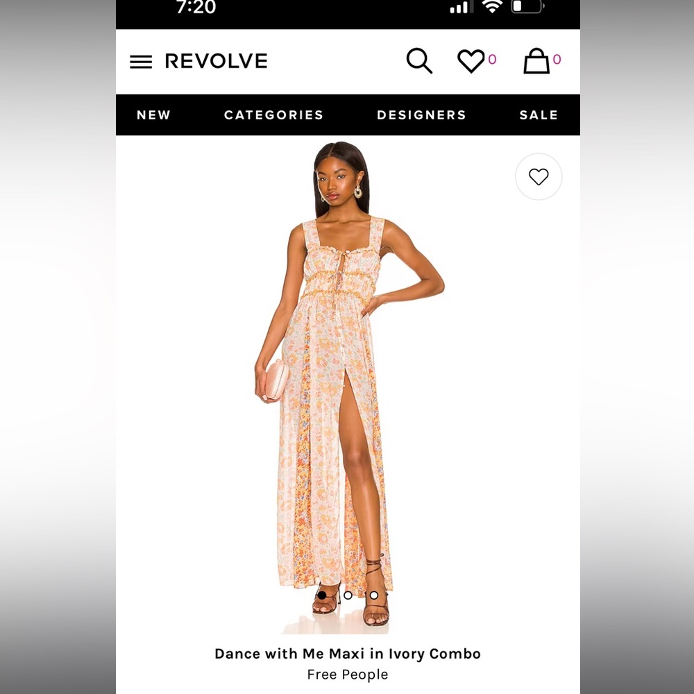 Free People Dance With Me Maxi size small